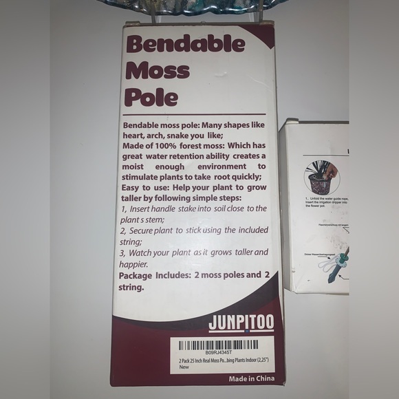 Gardening Bundle Moss Pole Plant Watering Spikes Set - Picture 3 of 4